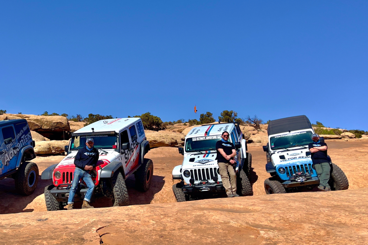 Concentrek at Moab with Jeeps